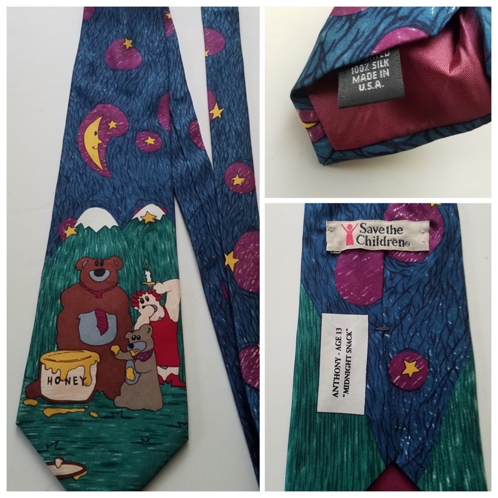 Three 100% Silk Ties - image 4